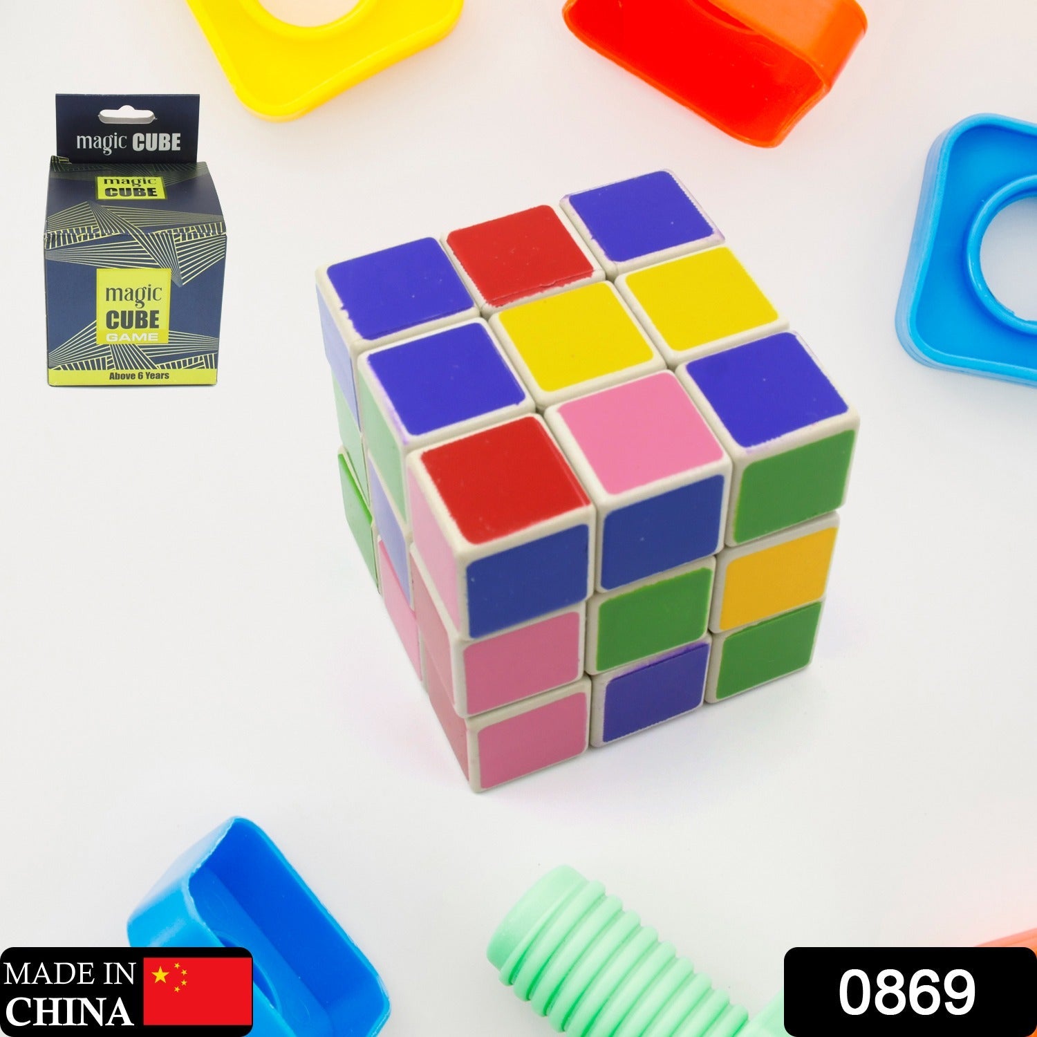 0869 3x3x3 Cube Solving Kit - Includes Cube, Formula Sheets, Perfect for Beginners and Enthusiasts, 3d puzzles game | rubick cube puzzle cubes | rubix cube (1 Pc ) 0869 3x3x3 Cube Solving Kit - Includes Cube, Formula Sheets, Perfect for Beginners and Enthusiasts, 3d puzzles game | rubick cube puzzle cubes | rubix cube (1 Pc )